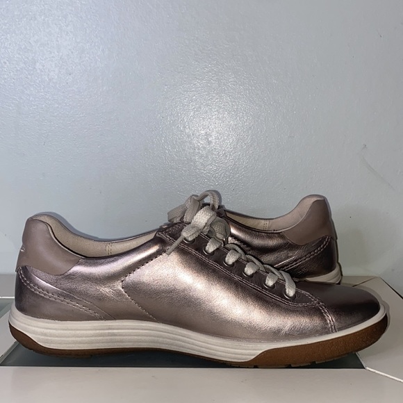 Shoes Ecco Chase Ii Tie In Moon Rock Metallic Women Casual Sneaker 40 (US 9-9.5) - Picture 11 of 14